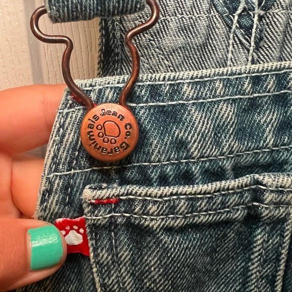 Vintage Garanimals Kids Denim Overalls Size 18 Months - Picture 3 of 7